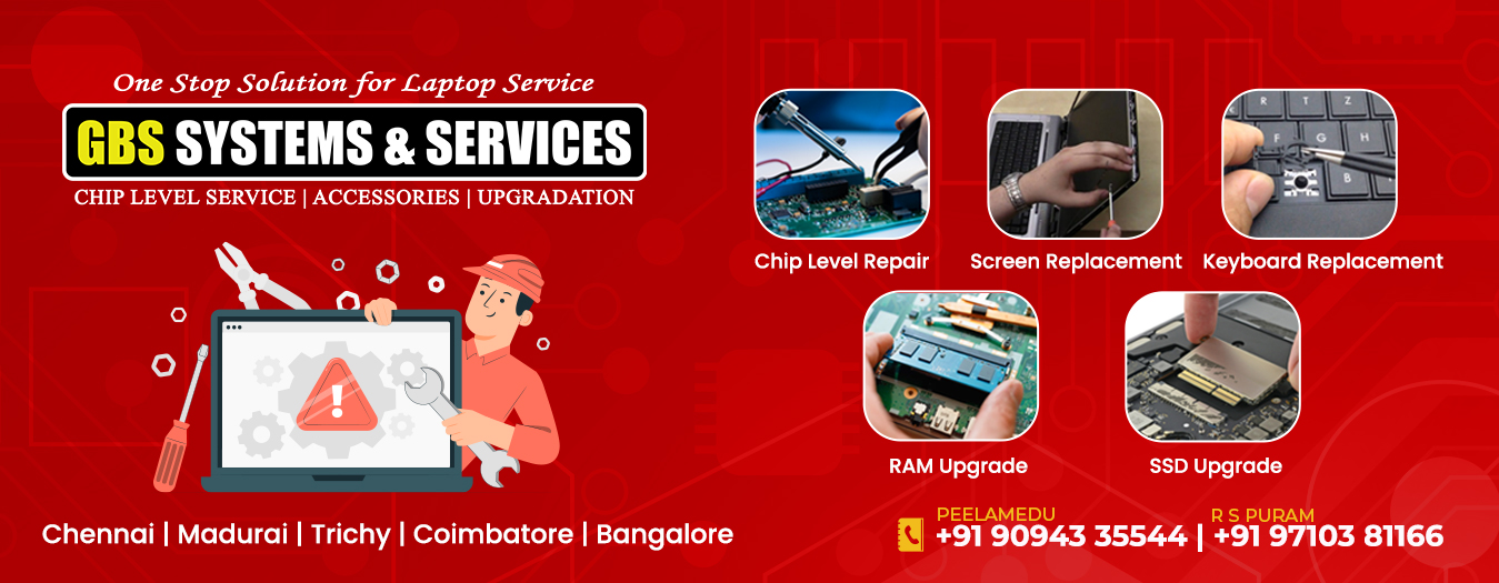 Laptop Service Center in Coimbatore